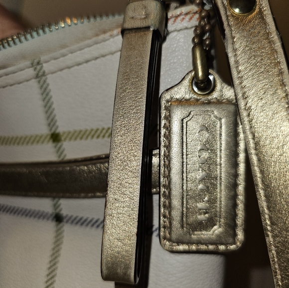 Coach Peyton Tattersall File Crossbody  Project Bag - Picture 9 of 13